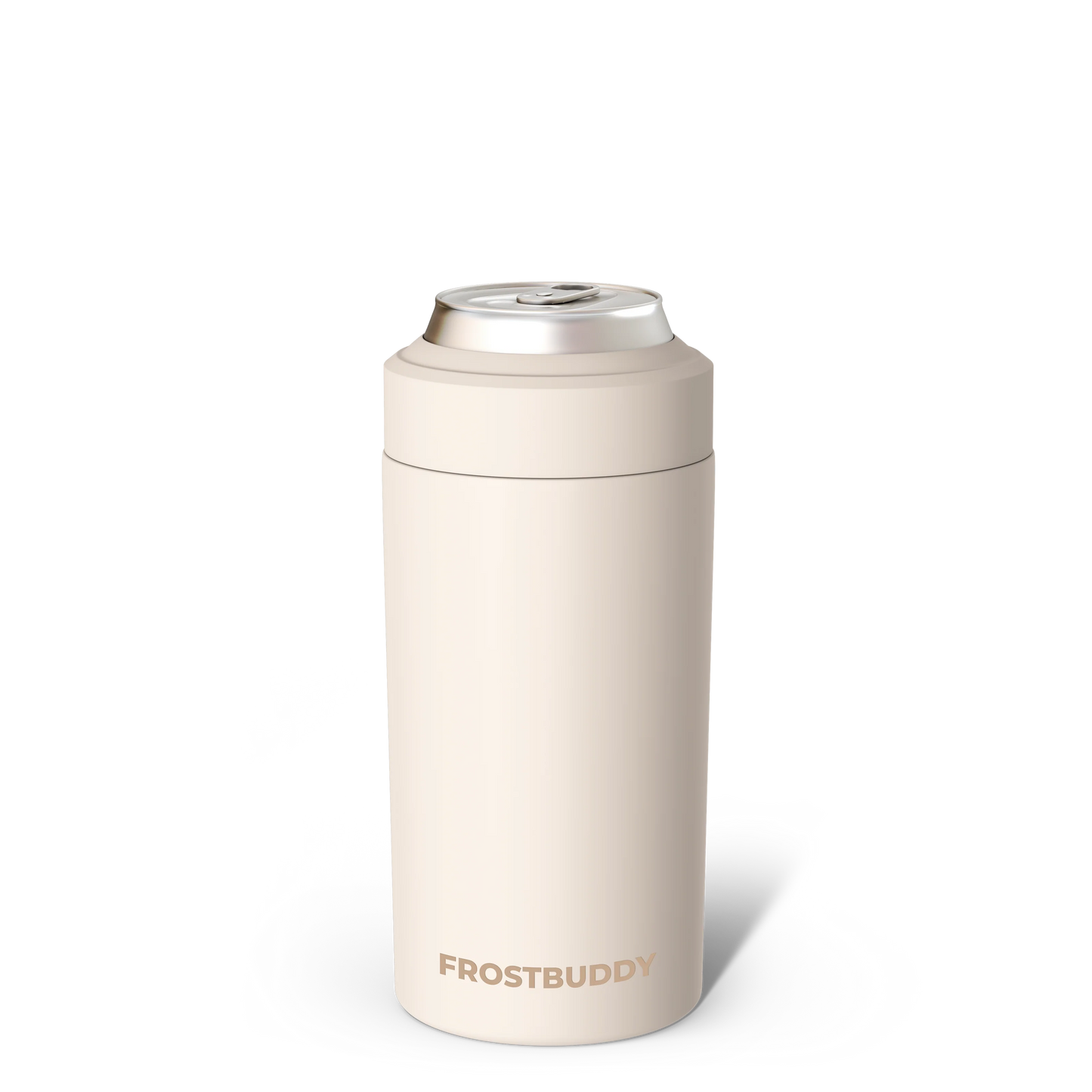 Frost Buddy Can Cooler w/ Logo-Personalized Laser Engraved Can Holder-Custom Stainless Steel Can Holder