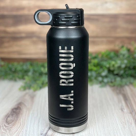 32 oz. Personalized Water Bottle-Laser Engraved Tumbler
