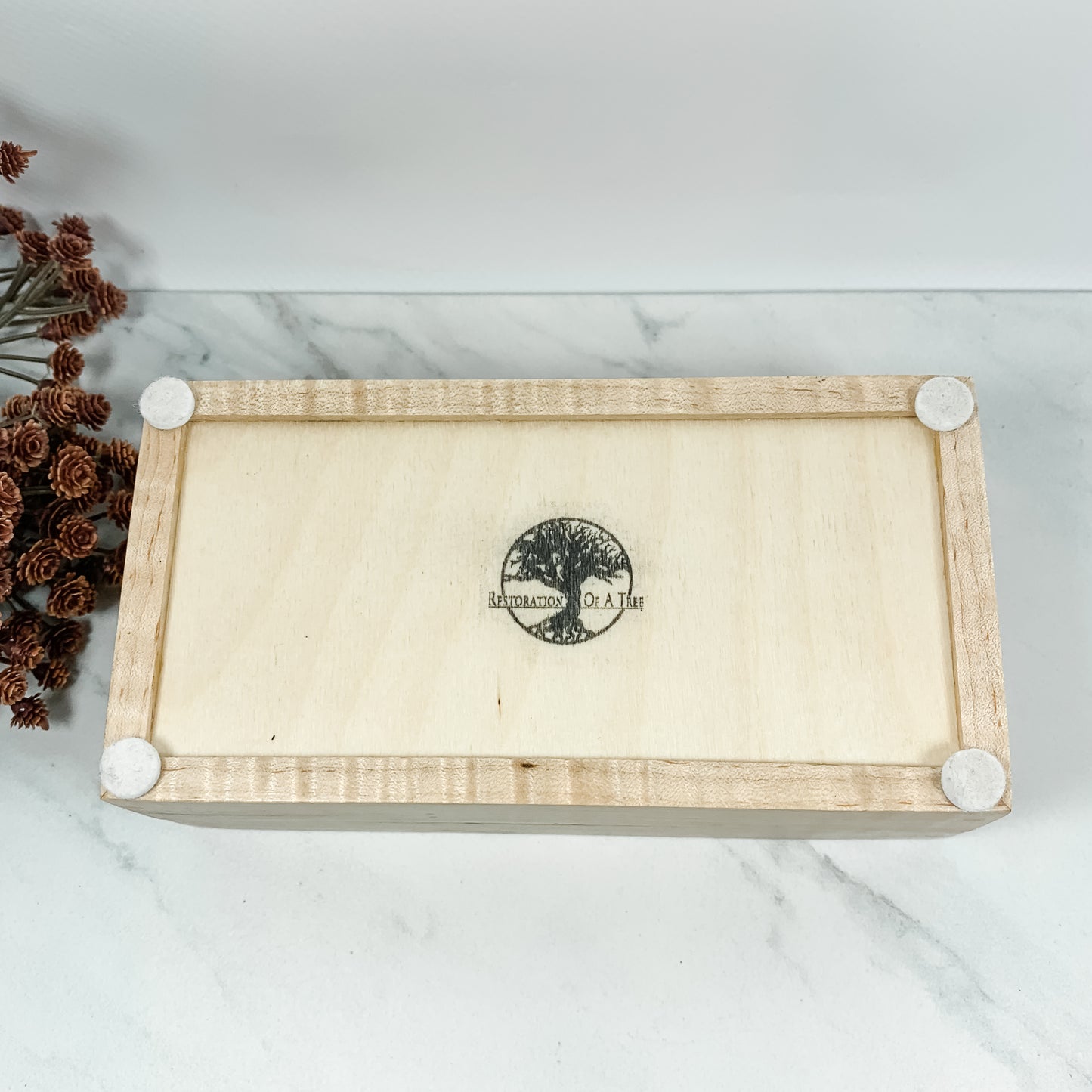 Bubinga and Figured Maple Box-Keepsake Box-7895