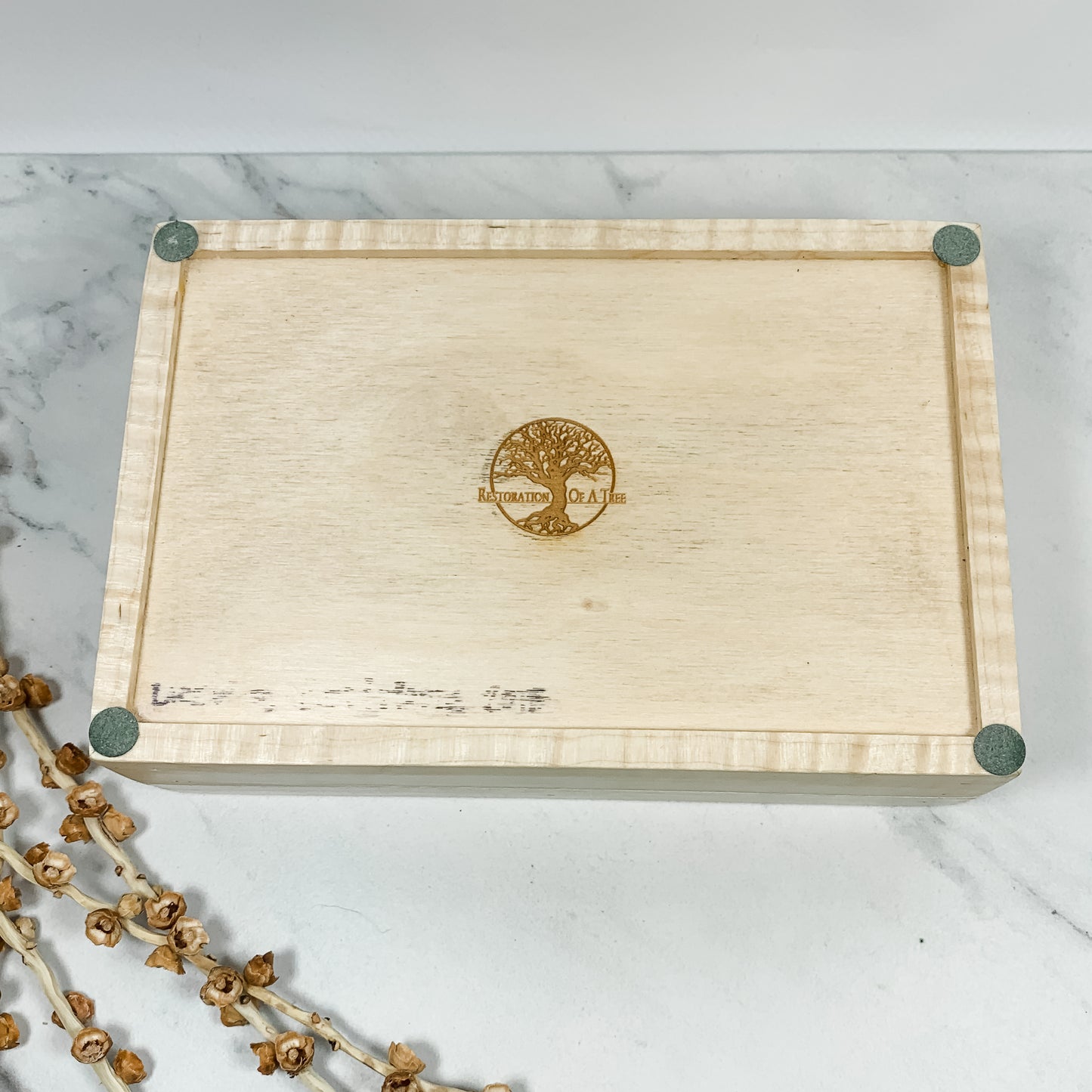 Leopardwood and Curly Maple Box Keepsake Box-8070