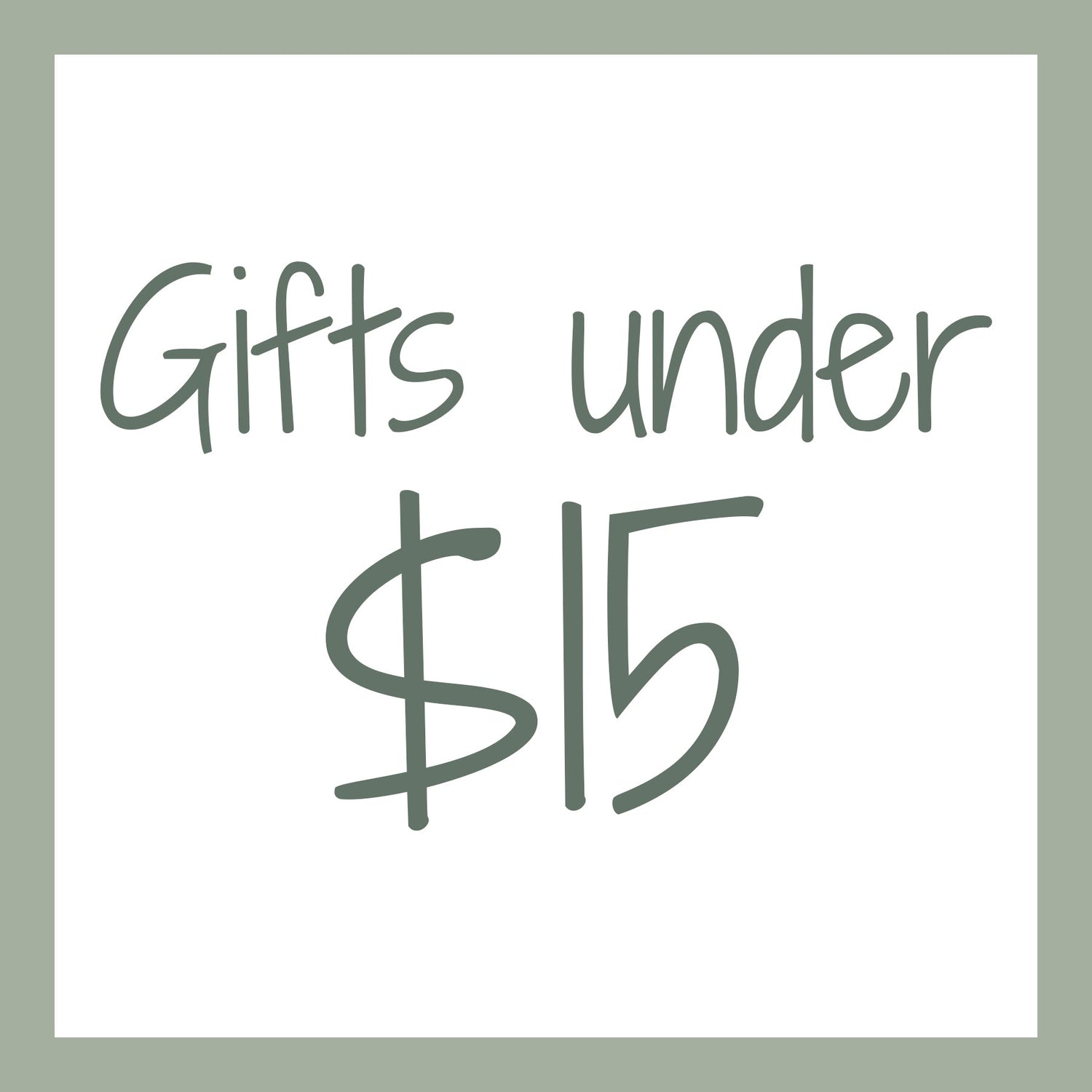 Gifts Under $15