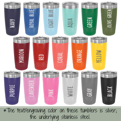 Sawdust Is Man Glitter-20 oz. Personalized Tumbler-Insulated Laser Engraved Tumbler-Father's Day-Carpenter-Contractor
