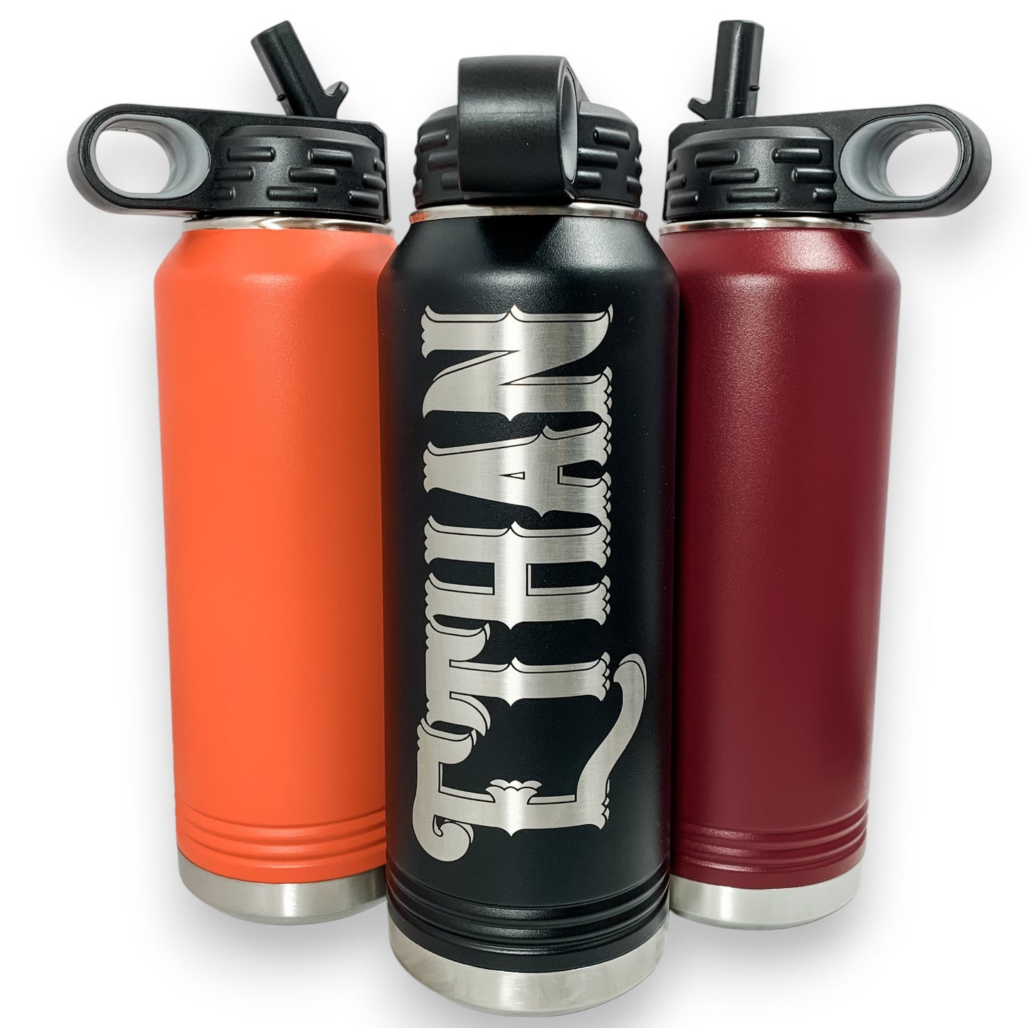 32 oz. Personalized Water Bottle-Laser Engraved Tumbler