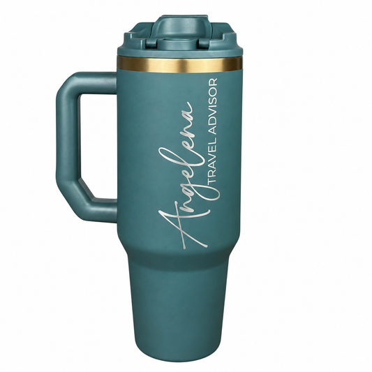 Personalized Laser Engraved Tumbler, Thicc FrostBuddy, 40 oz