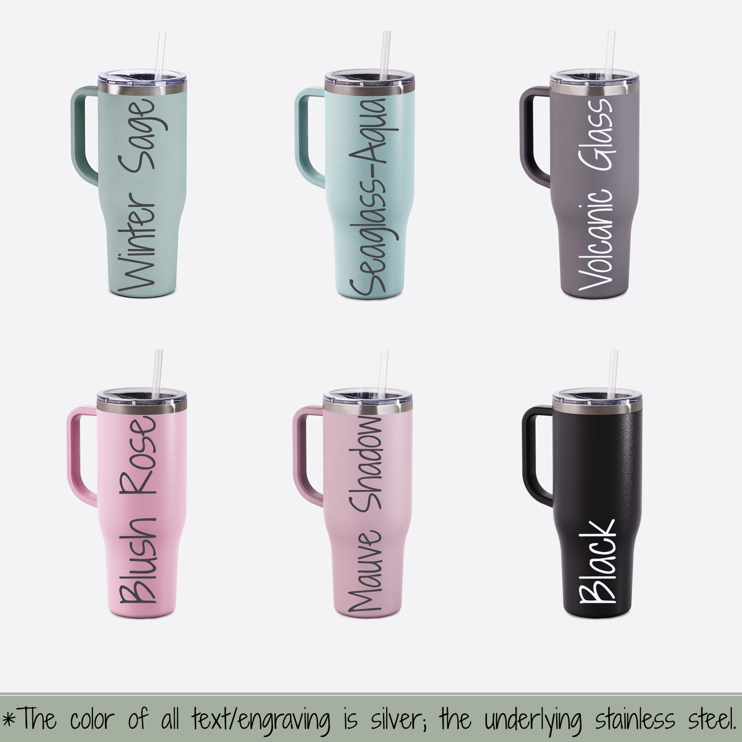 Monogram 40 oz. Charger-Laser Engraved Tumbler-Bridesmaid Gift-Large Insulated Tumbler