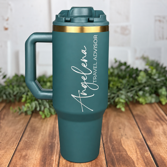 Personalized Laser Engraved Tumbler, Thicc FrostBuddy, 40 oz