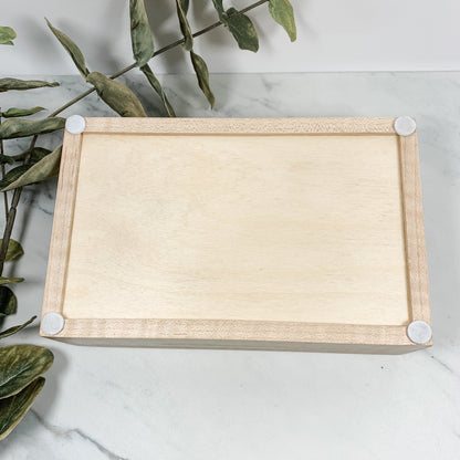 Walnut and Curly Maple Box-Personalized Keepsake Box-8178