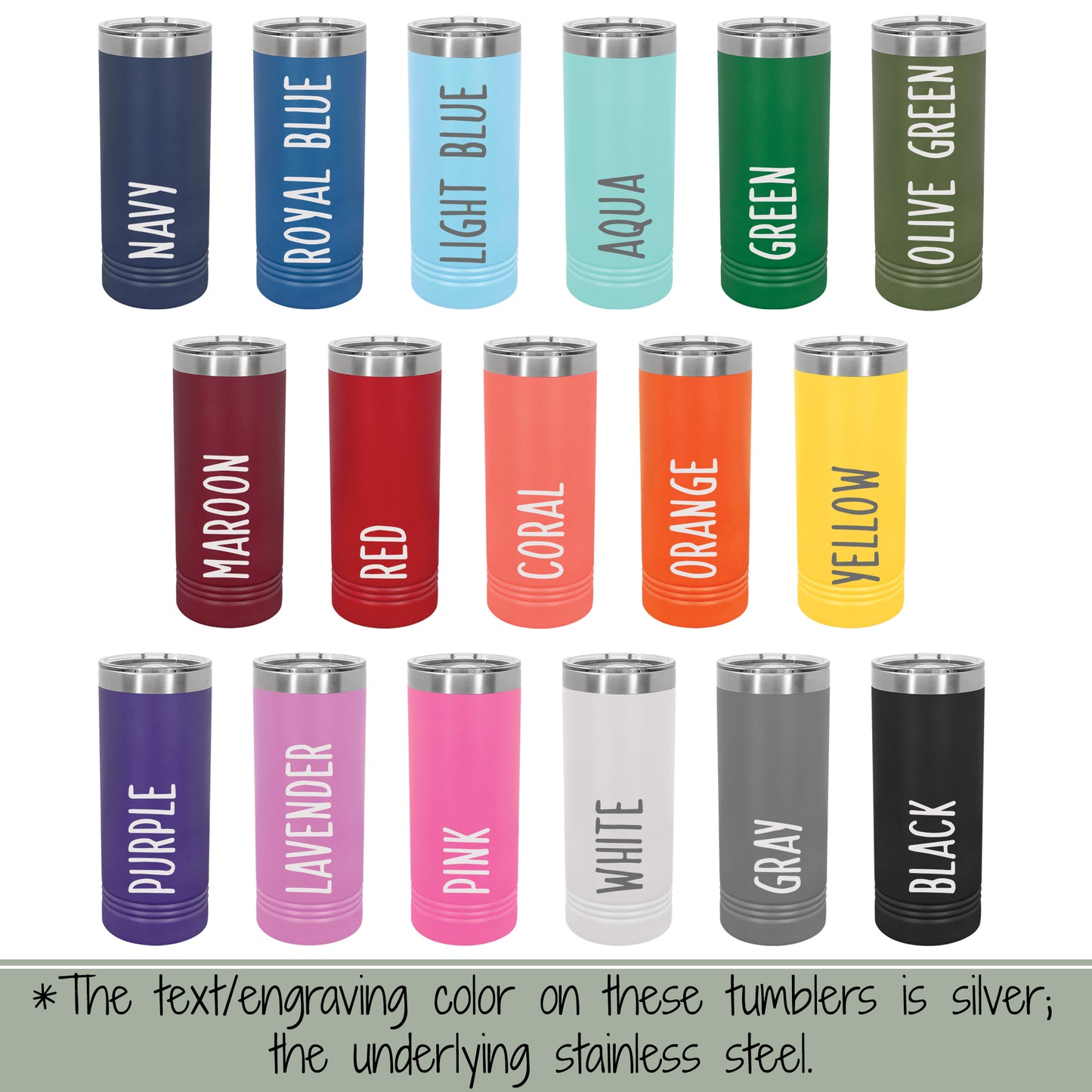 Personalized 22 oz. Insulated Polar Camel Skinny Tumbler-Engraved Tumbler-Personalized Tumbler-Wedding Party-Trip Tumbler