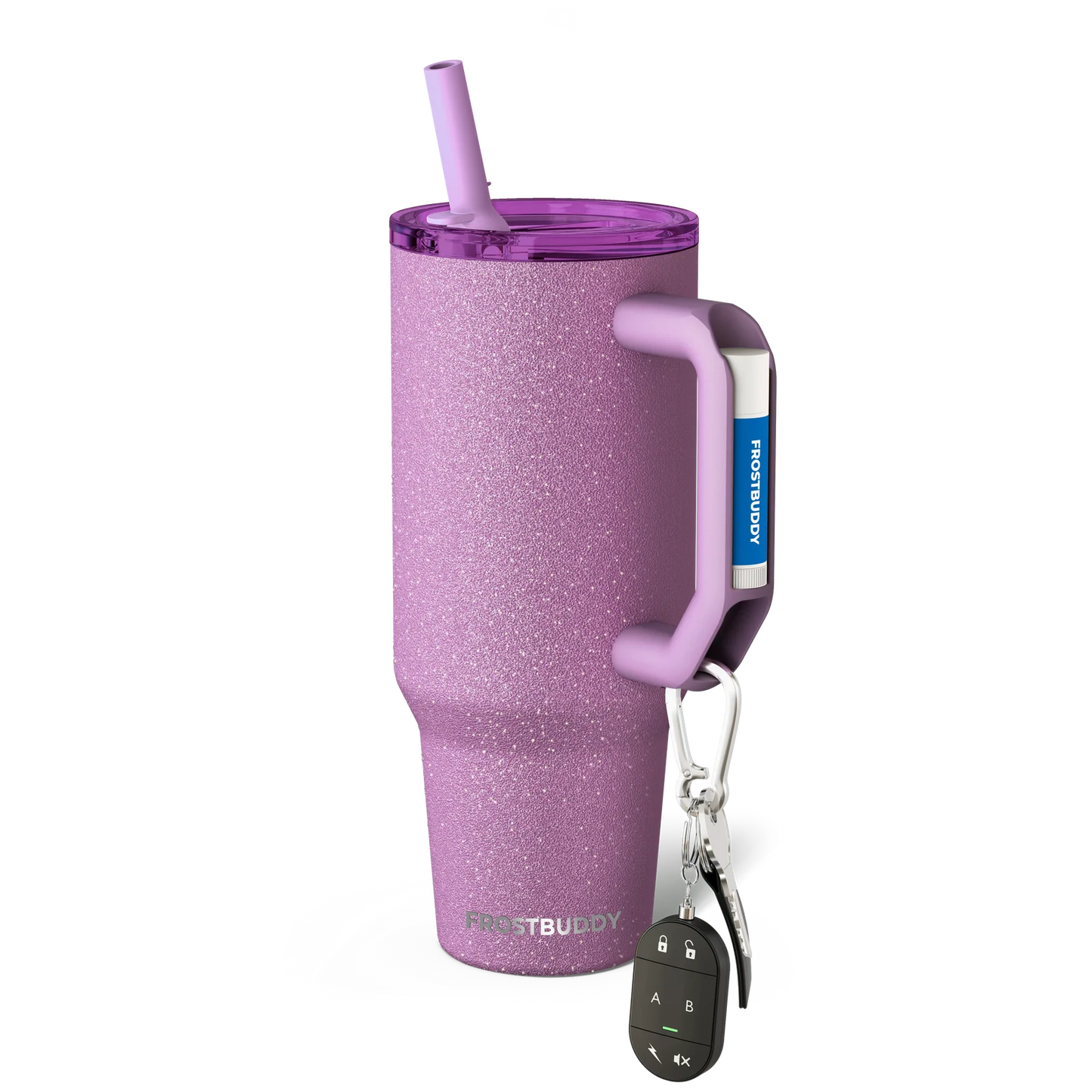 Frost Buddy Thicc Buddy 40 oz | Monogram Tumbler | Large Tumbler with Handle | Insulated Straw Mug | Mother's Day Gift | Bridesmaid Gift