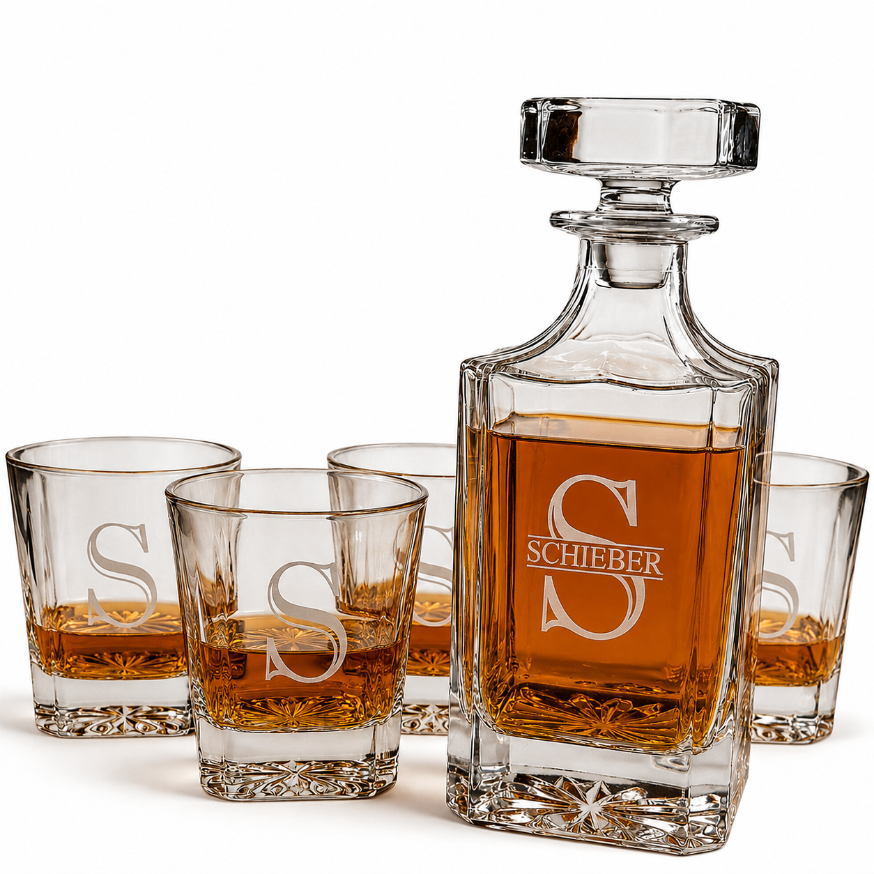 Personalized Engraved Decanter Set