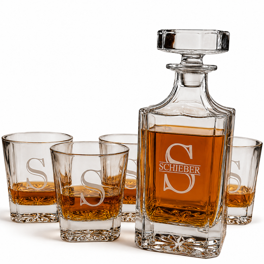 Personalized Engraved Decanter Set