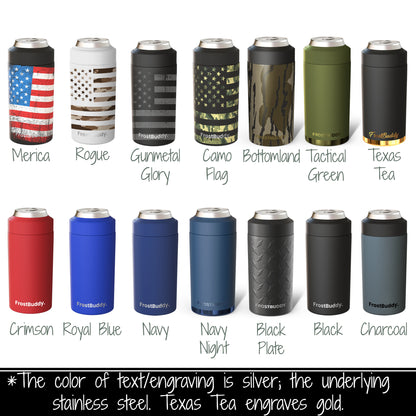 Personalized Logo, FrostBuddy Laser Engraved Can Cooler