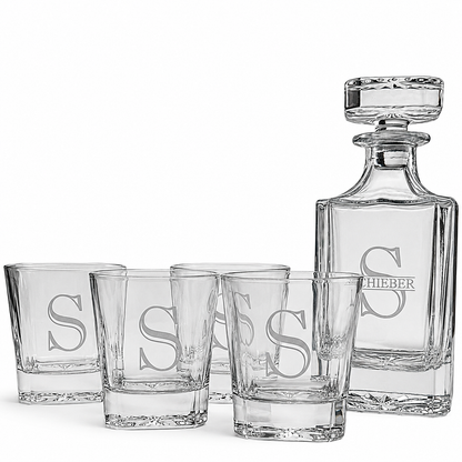 Personalized Engraved Decanter Set
