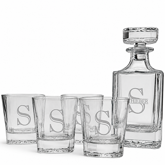Personalized Engraved Decanter Set