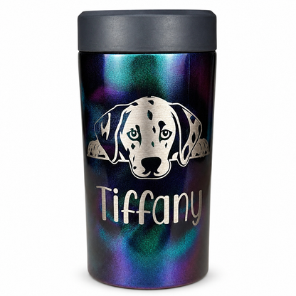 Dog Lover Can Cooler | Frost Buddy Universal | Laser Engraved Personalized Drink Holder