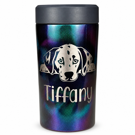 Dog Lover Can Cooler | Frost Buddy Universal | Laser Engraved Personalized Drink Holder