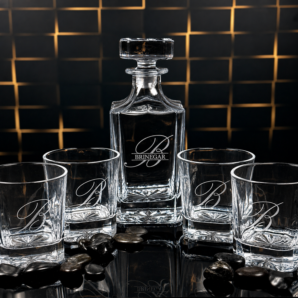 Personalized Engraved Decanter Set