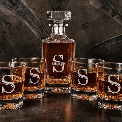 Personalized Engraved Decanter Set