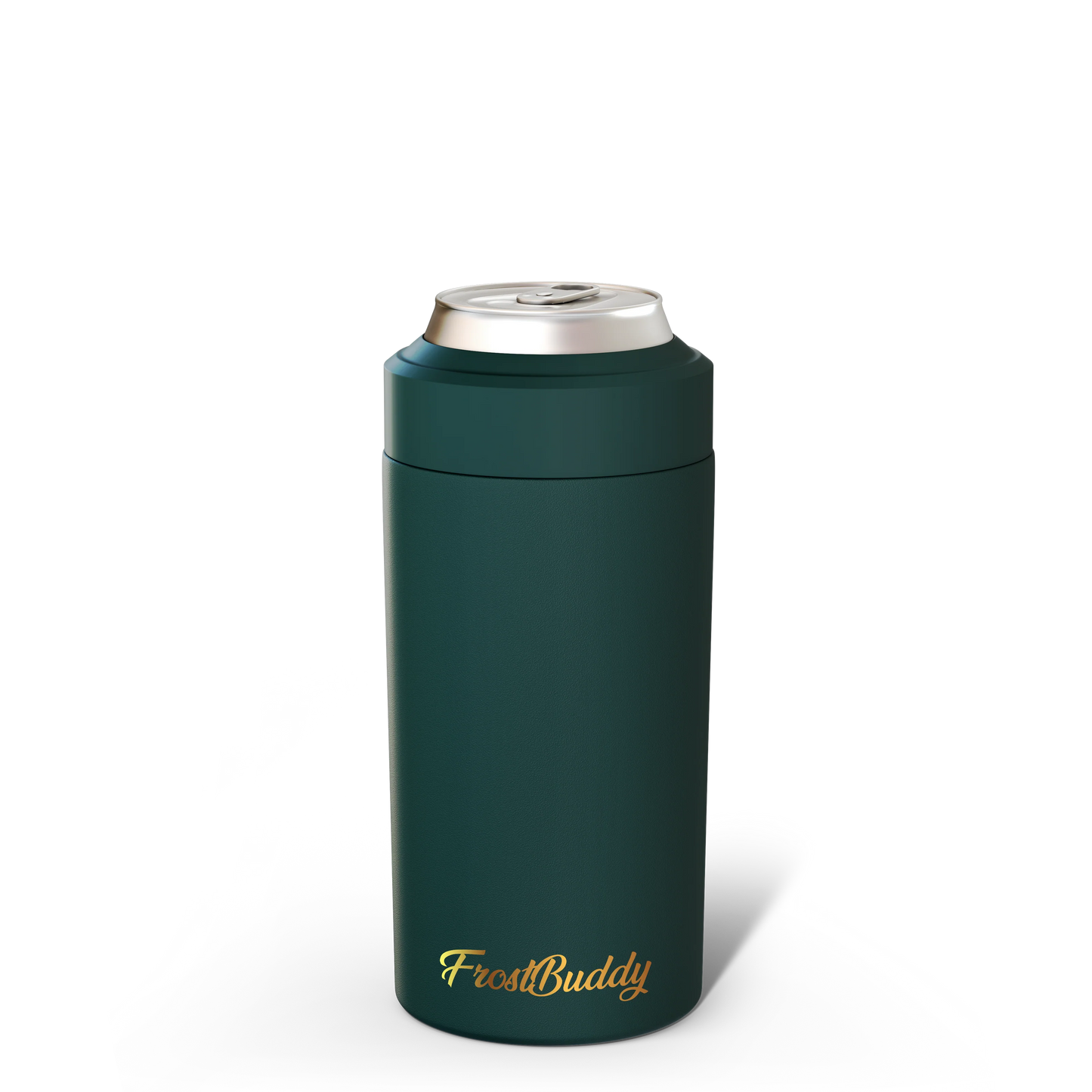 Frost Buddy Can Cooler w/ Logo-Personalized Laser Engraved Can Holder-Custom Stainless Steel Can Holder