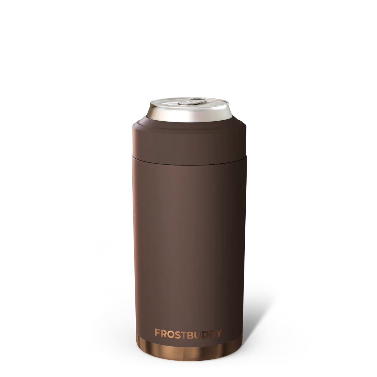 Frost Buddy Can Cooler w/ Logo-Personalized Laser Engraved Can Holder-Custom Stainless Steel Can Holder