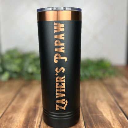 Personalized 22 oz. Insulated Polar Camel Skinny Tumbler-Engraved Tumbler-Personalized Tumbler-Wedding Party-Trip Tumbler