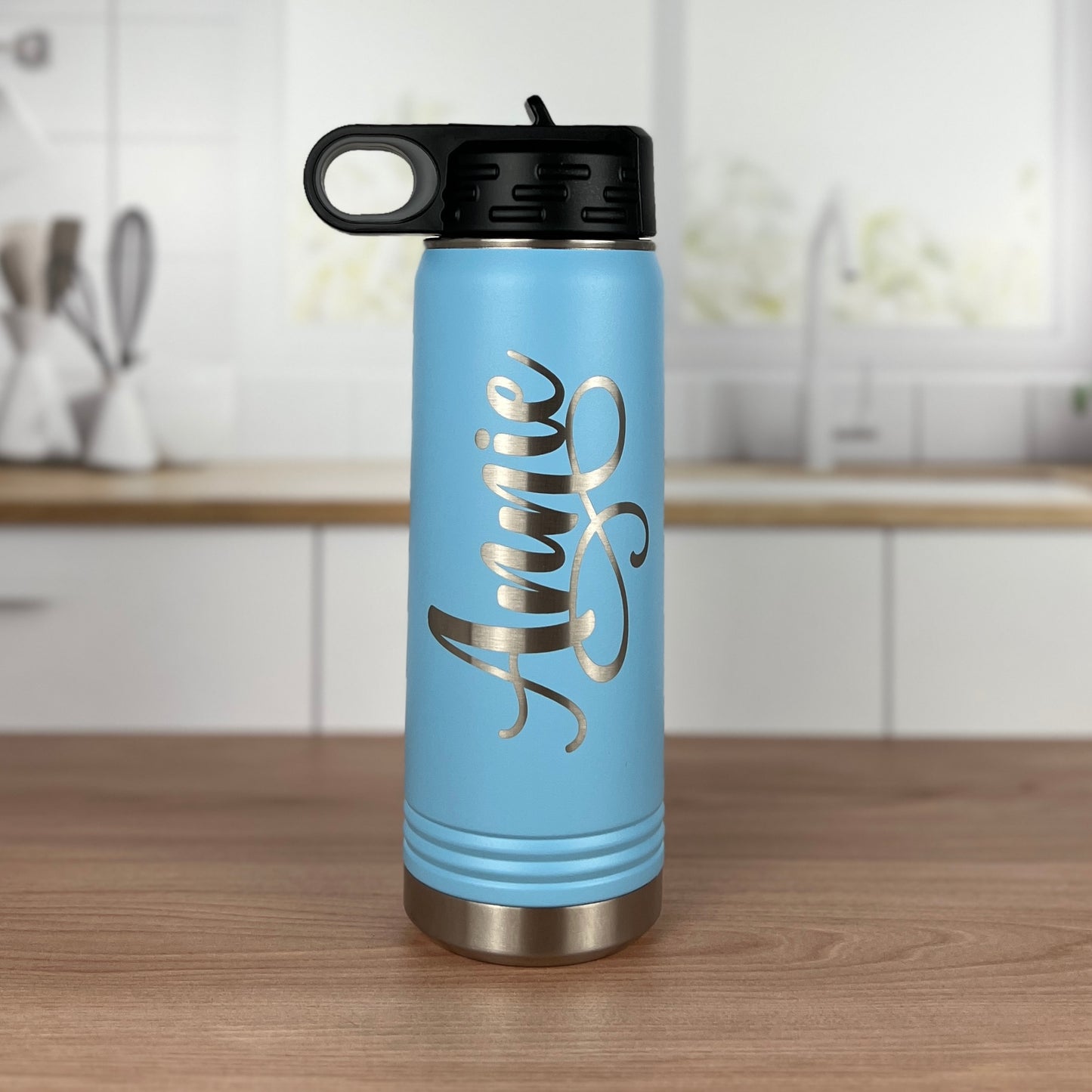 20 oz. Personalized Water Bottle-Laser Engraved Tumbler