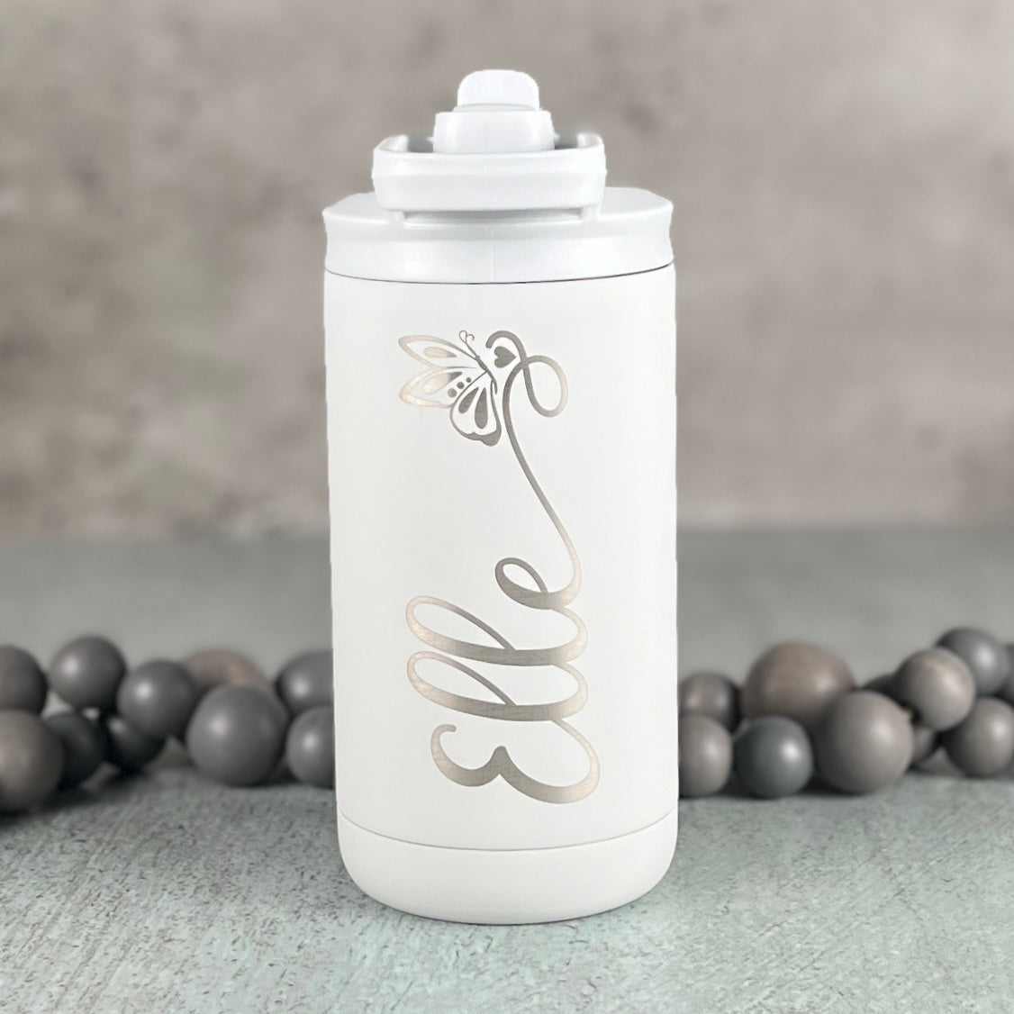 12 oz. Kid’s Tumbler-Sports Water Bottle-Personalized Kid's Cup