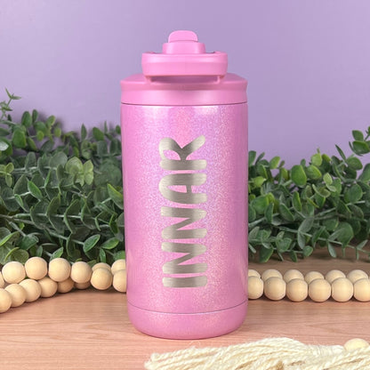 12 oz. Kid’s Tumbler-Sports Water Bottle-Personalized Kid's Cup