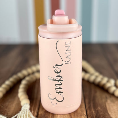 12 oz. Kid’s Tumbler-Sports Water Bottle-Personalized Kid's Cup
