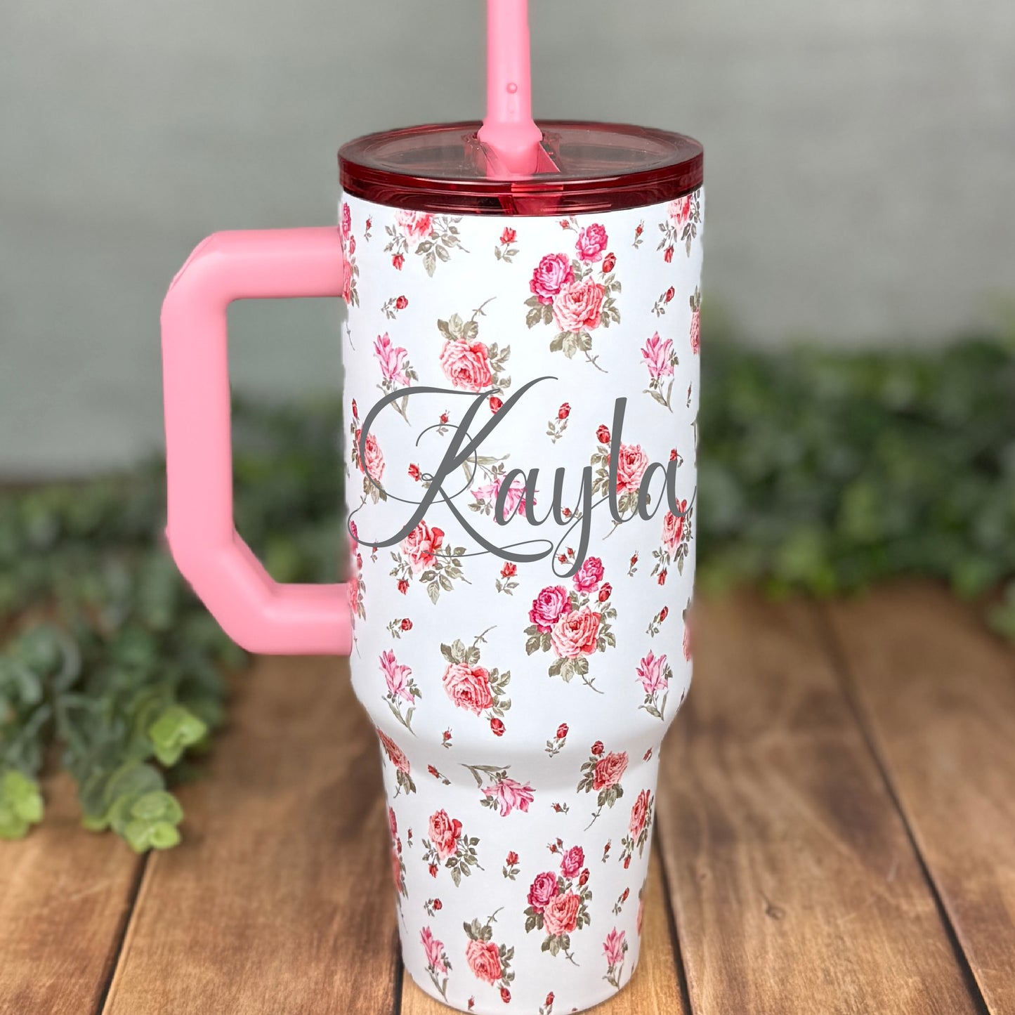 Frost Buddy Thicc Buddy 40 oz | Personalized Tumbler | Large Tumbler with Handle | Insulated Straw Mug | Mother's Day Gift | Bridesmaid Gift