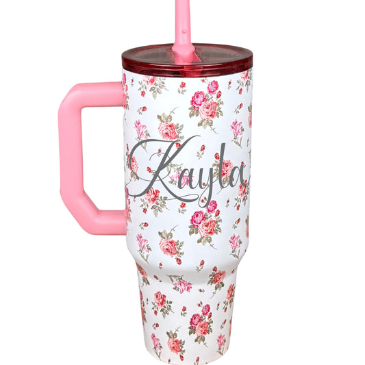 Frost Buddy Thicc Buddy 40 oz | Personalized Tumbler | Large Tumbler with Handle | Insulated Straw Mug | Mother's Day Gift | Bridesmaid Gift