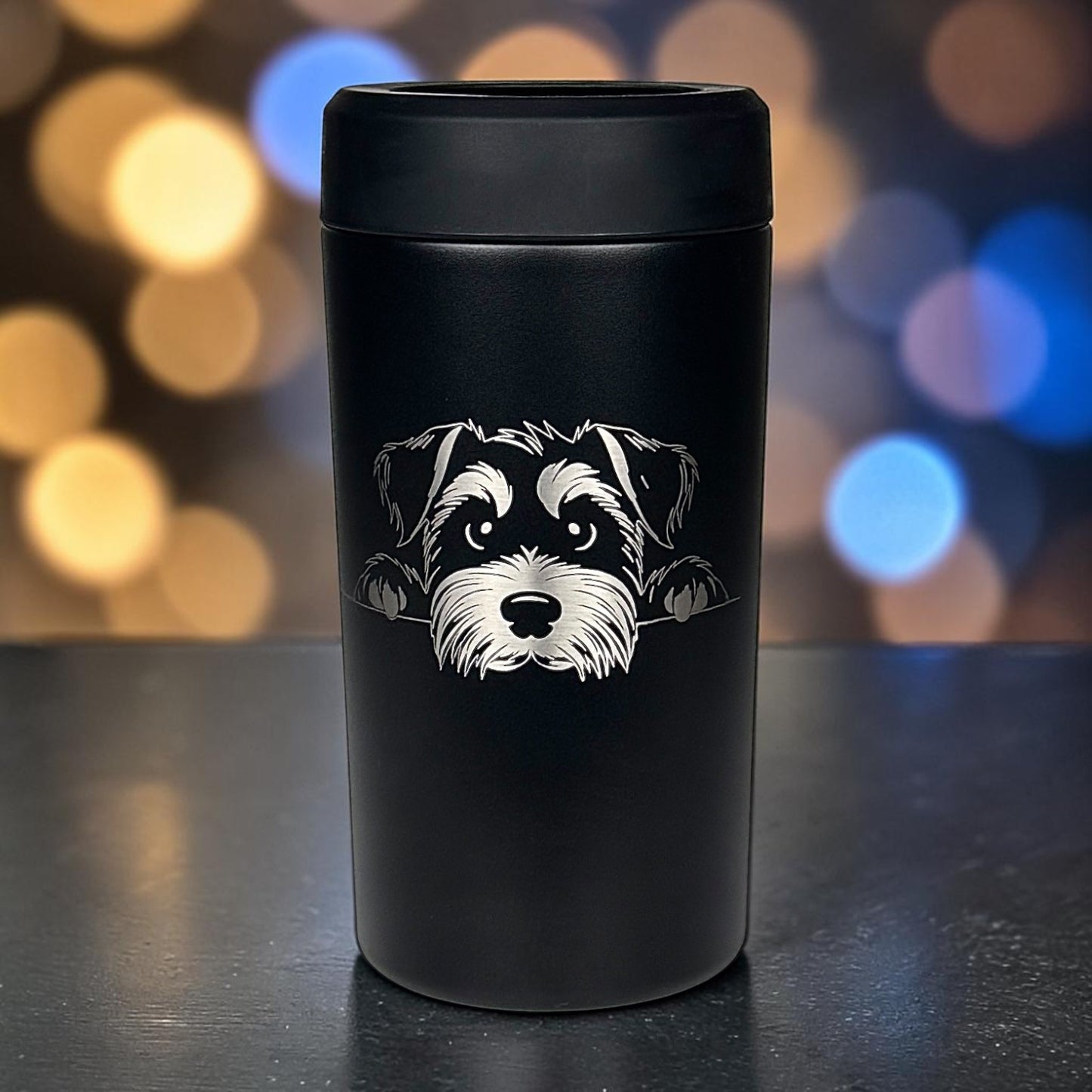 Dog Lover Can Cooler | Frost Buddy Universal | Laser Engraved Personalized Drink Holder