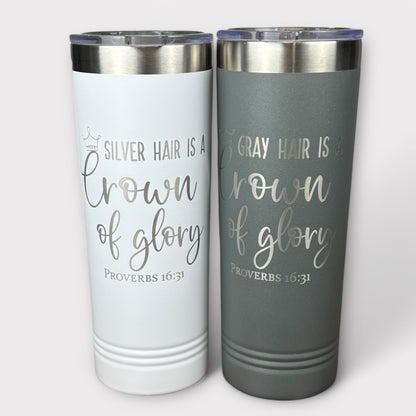 Personalized 22 oz. Insulated Polar Camel Skinny Tumbler-Engraved Tumbler-Personalized Tumbler-Wedding Party-Trip Tumbler