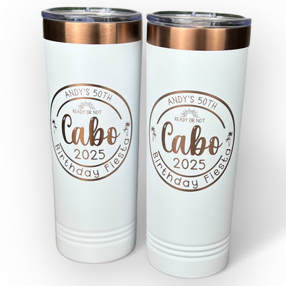 Personalized 22 oz. Insulated Polar Camel Skinny Tumbler-Engraved Tumbler-Personalized Tumbler-Wedding Party-Trip Tumbler