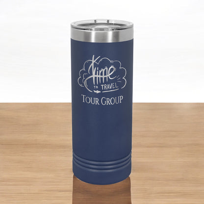 Personalized 22 oz. Insulated Polar Camel Skinny Tumbler-Engraved Tumbler-Personalized Tumbler-Wedding Party-Trip Tumbler