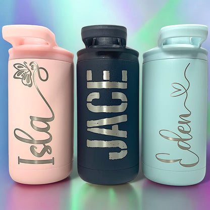 12 oz. Kid’s Tumbler-Sports Water Bottle-Personalized Kid's Cup