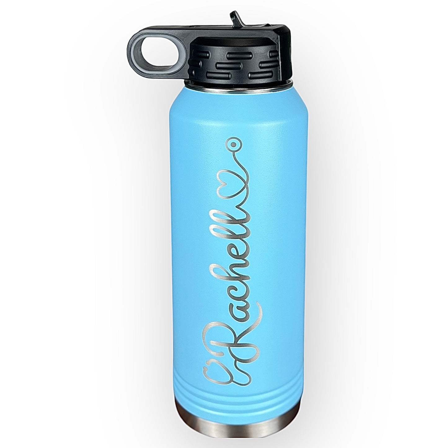 Nurse-Personalized 32 oz. Water Bottle-Laser Engraved-Gift for Nurse-Gift for Doctor-Stethoscope-Back To School-Custom Water Bottle