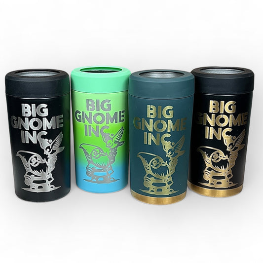 Frost Buddy Can Cooler w/ Logo-Personalized Laser Engraved Can Holder-Custom Stainless Steel Can Holder