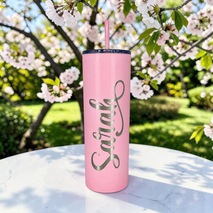 Personalized Laser Engraved Skinny Tumblers, 20 oz.