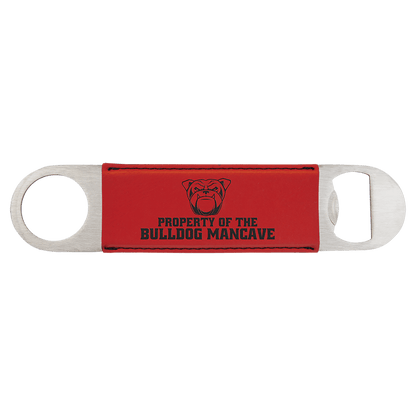 Bottle Opener-Leatherette Personalized-Fathers Day Gift