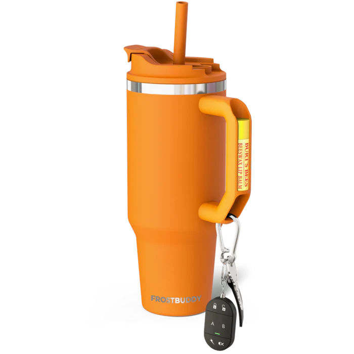 Frost Buddy Thicc Buddy 40 oz | Monogram Tumbler | Large Tumbler with Handle | Insulated Straw Mug | Mother's Day Gift | Bridesmaid Gift