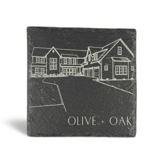 Slate Coaster with Image