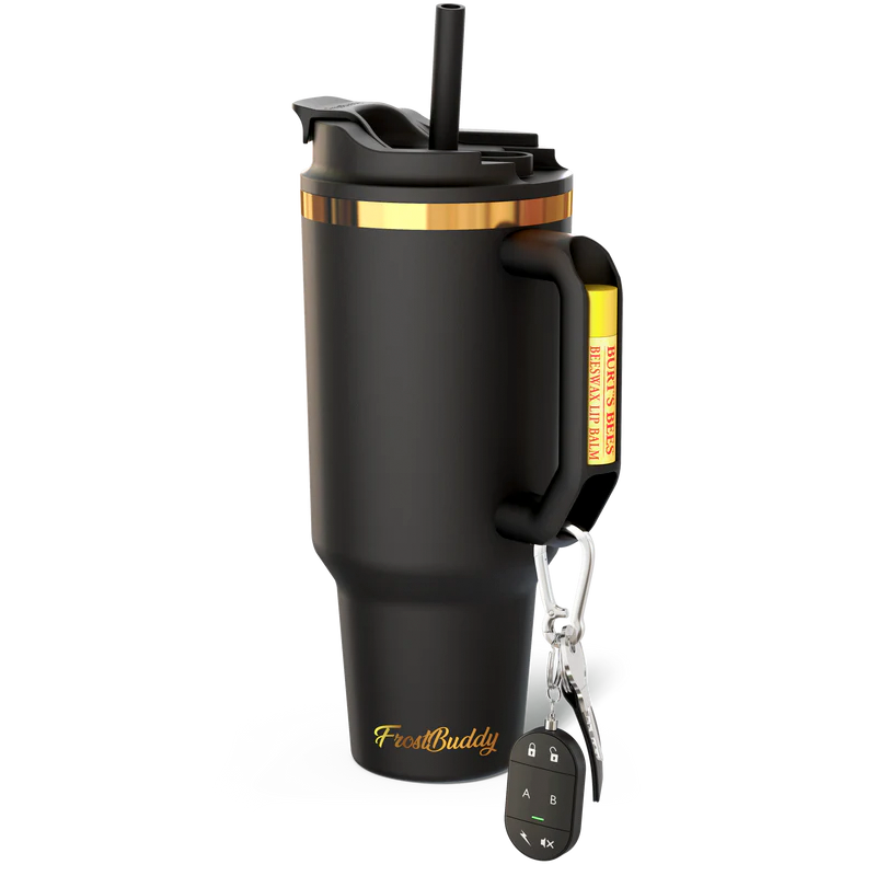 Frost Buddy Thicc Buddy 40 oz | Monogram Tumbler | Large Tumbler with Handle | Insulated Straw Mug | Mother's Day Gift | Bridesmaid Gift