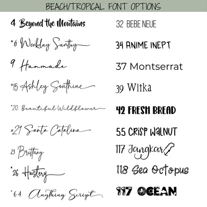 Tropical Tumbler-Ocean-Sea Creature-Beach Trip-Insulated Cup-Family-Girls Trip Tumblers-Vacation Tumbler-Laser Engraved Personalized Tumbler