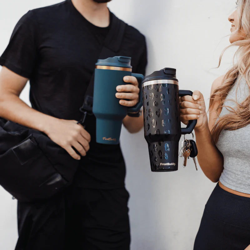Frost Buddy Thicc Buddy 40 oz | Monogram Tumbler | Large Tumbler with Handle | Insulated Straw Mug | Mother's Day Gift | Bridesmaid Gift