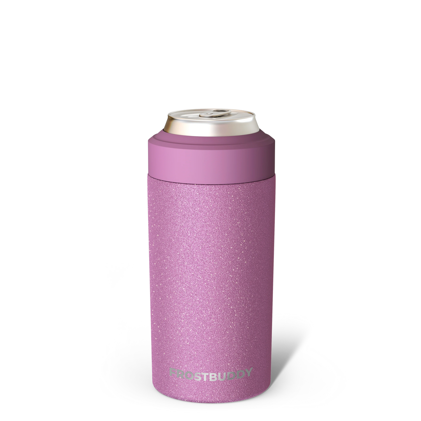 Frost Buddy Can Cooler w/ Logo-Personalized Laser Engraved Can Holder-Custom Stainless Steel Can Holder