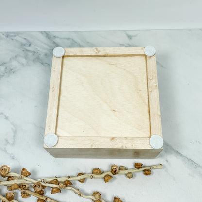 Mahogany and Birdseye Maple Box-Personalized Keepsake Box-7906