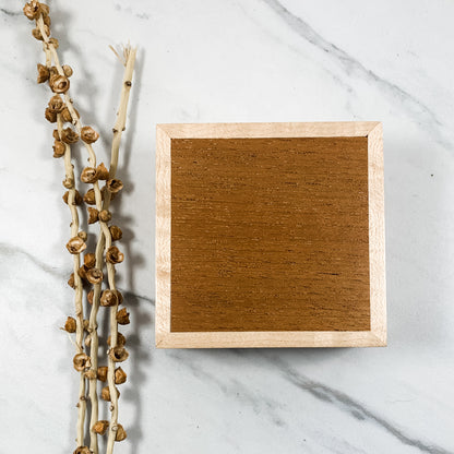 Mahogany and Birdseye Maple Box-Personalized Keepsake Box-7906