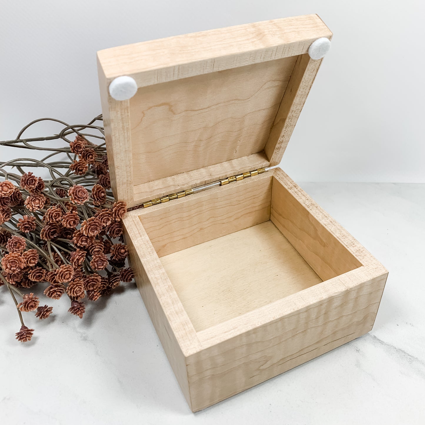 Curly Maple Box-Personalized Keepsake Box-8012