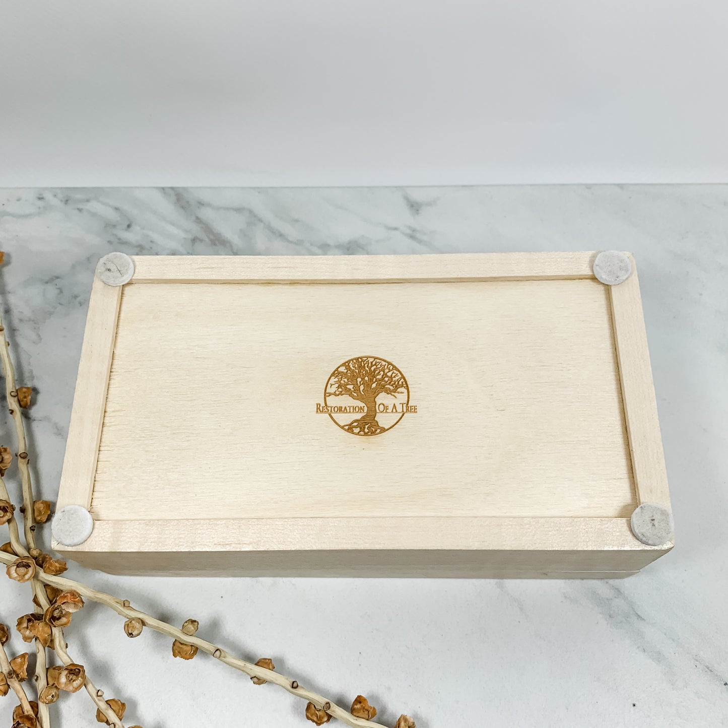 Burmese Wood and Curly Maple Box-Personalized Keepsake Box-8017
